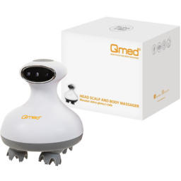 Masażer skóry głowy i ciała Qmed - przyrząd do masażu na sucho i mokro - piękne włosy, jędrne ciało (Head Scalp and Body Massager)