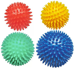 Piłeczki sensoryczne do masażu i akupresury Line Sport zestaw 4 szt.