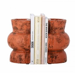 Bloomingville MAIZA Podpórki do Książek 2 Szt. / Odcień Terakota