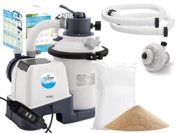 Pompa filtrująca piaskowa Intex 5 700 l/h 26644GS + PIASEK
