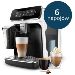 Ekspres ciśnieniowy PHILIPS EP3343/50 Latte Go Series 3300 biało-czarny