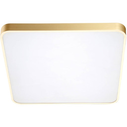 Lampa sufitowa plafon kwadratowy SIERRA LED 80W szer. 80cm złoty