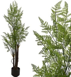 PAPROĆ SZTUCZNE DRZEWKO KWIATY DONICA DEKORACJA 140 CM