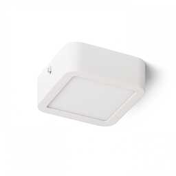 HUE SQ 9 lampa sufitowa biała 230V LED 6W 3000K - R12805