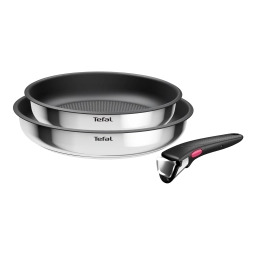 Tefal Cook Eat L8813S75 Indukcja Titanium 22cm, 26cm Zestaw patelni