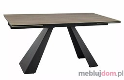 Stół SALVADORE CERAMIC Signal 90x160-240, Jasny brąz