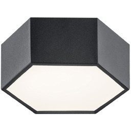 Plafon nowoczesny heksagon ARIZONA 3824 czarny - Argon