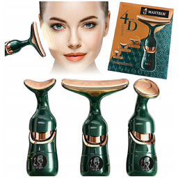 Masażer do twarzy szyi 3w1 ujędrniający upiększający wibracyjny MAXTECH