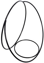 KWIETNIK ŚCIENNY WISZĄCY CZARNY