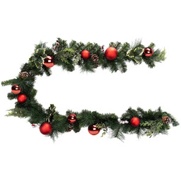 Atmosphera Girlanda na schody, z bombkami, 2 m