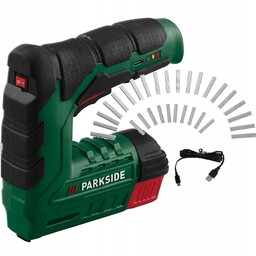 Parkside Zszywacz akumulatorowy taker tapicerski i gwoździarka 2w1 zszywki