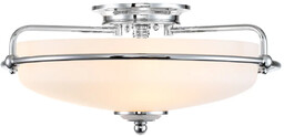 Plafon Griffin Polerowany chrom QZ-GRIFFIN-F-PC - Elstead