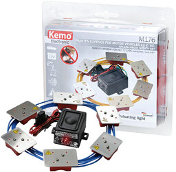 Kemo M176 niemiecki odstraszacz kun samochodowy 2w1 ultradźwięki + napięcie