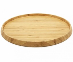 Bredemeijer ROUND Okrągła Drewniana Taca do Serwowania Herbaty / Naturalna