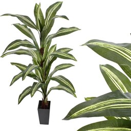 DRACENA KOMPOZYCJA DRZEWKO PALMY DONICA SZTUCZNE KWIATY 140 CM