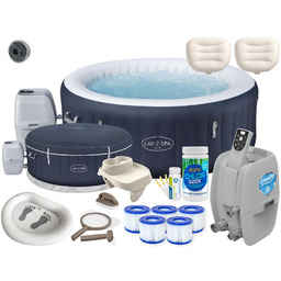 Zestaw Premium Dmuchane Ogrodowe Spa Lay-Z-Spa Miami Dark Blue Bestway 6001C