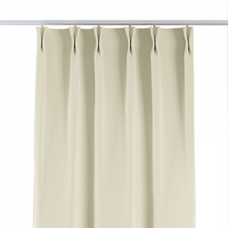 Zasłona na haczykach flex podwójnych, kremowy, Crema