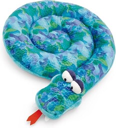 Poduszka wąż okrągła 30cm zielony - Puszysta poduszeczka zwierzątko dla chłopców, dziewczynek,i niemowląt - idealna do domu, przedszkola lub w podróży