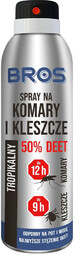 BROS - spray na komary i kleszcze 50% DEET 180ml