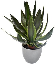 AGAWA W DONICZCE SZTUCZNY KWIAT 35 CM