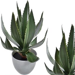 AGAWA W DONICZCE SZTUCZNY KWIAT 34 CM