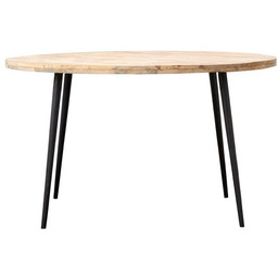 House Doctor CLUB Stół Okrągły - Jasny Blat