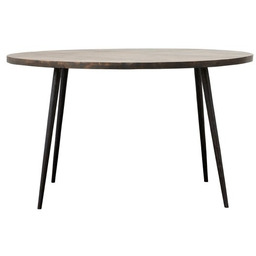 House Doctor CLUB Stół Okrągły - Ciemny Blat
