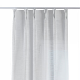 Zasłona na haczykach flex podwójnych, prześwitujący ecru, Romantica