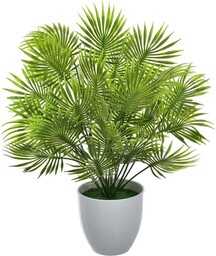 PALMA W DONICZCE SZTUCZNA ROŚLINA X10 GAŁĄZEK 30 CM