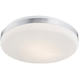 Plafon nowoczesny okrągły SALADO 670 biel i chrom - Argon