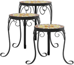 Elior Kwietniki z mozaiką terakota + biały R5-Z18