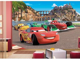 Disney Fototapeta/gigantyczny plakat ścienny, niebieski czarny papier, wielokolorowy, 403 x 254 cm / 141,7 x 100 cali