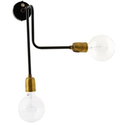 House Doctor MOLECULAR Kinkiet Ścienny - Podwójny