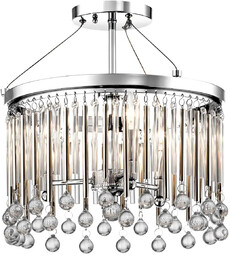 Półplafon Piper Polerowany chrom KL-PIPER-SF-PC - Elstead