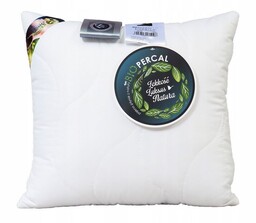 Poduszka antyalergiczna 50x60 BioPercal 550g biała termo delikatny perkal 100% bio bawełna AMZ
