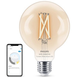 Philips Smart Inteligentna żarówka LED PHILIPS G95 927-65 CL 1PF 6 7W E27 Wi-Fi/Bluetooth