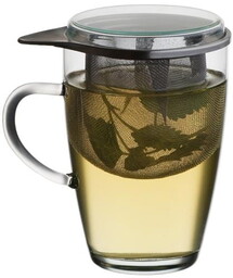 Kubek 350ml z zaparzaczem do herbaty z pokrywką