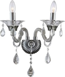 Eurofirany Lampa ścienna kinkiet Glitter 38x22x34 dekoracyjny kryształowy do salonu sypialni styl nowoczesny klasyczny glamour