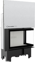 Kominek powietrzny stalowy KRATKI VNP 810/410 14 kW Ø 200