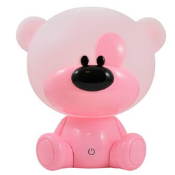 Lampa nocna POLUX MIŚ BIBI LED 2,5 W różowa