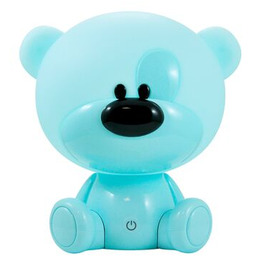 Lampa nocna POLUX MIŚ BIBI LED 2,5 W niebieska