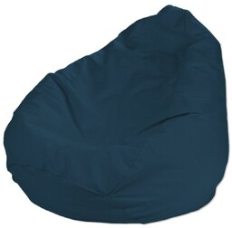 Worek do siedzenia, ocean blue (morski niebieski), Ø60 x 105 cm, Cotton Panama