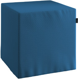 Pufa kostka, ocean blue (morski niebieski), 40 x 40 x 40 cm, Cotton Panama