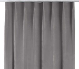 Zasłona na haczykach flex pojedynczych, gołębi szary, Velvet