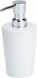 WENKO Ceramiczny dozownik mydła Coni biały  dozownik mydła w płynie, pojemność 0,3 l, ceramika, 9,2 x 16,4 x 7,8 cm, biały