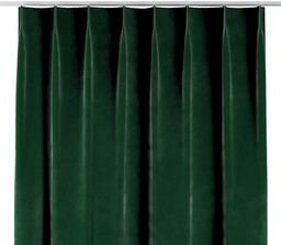 Zasłona na haczykach flex pojedynczych, butelkowa zieleń, Christmas