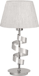 Candellux DENIS 41-23476 lampa stołowa chrom abażur 1X60W E27 25cm