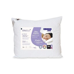 Poduszka antyalergiczna 50x60 Mikrofibra pikowana plus 550g biała AMZ