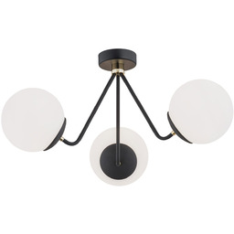 Lampa sufitowa plafon TOMAR 1478 elegancki czarny - Argon