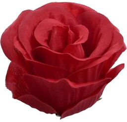 RÓŻA PĄK LEKKO ROZWINIĘTA CZERWONA